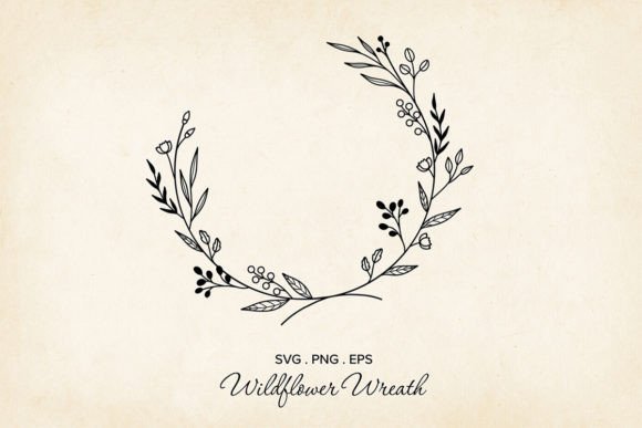 Download Vector Floral Wreath, Floral Wreath SVG - Floral Collection