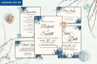 Download Wedding Invitation Set #9 Floral Style - Floral Collection