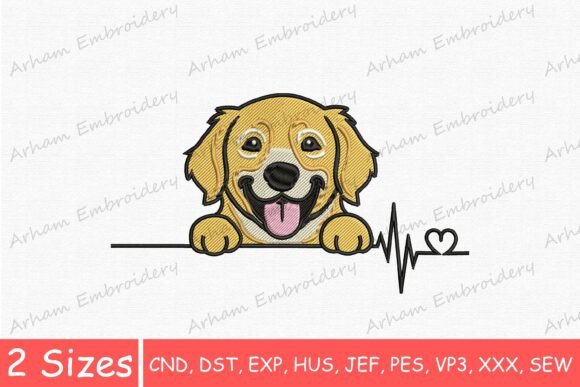 Download Golden Retriever Heartbeat - Gold Collection