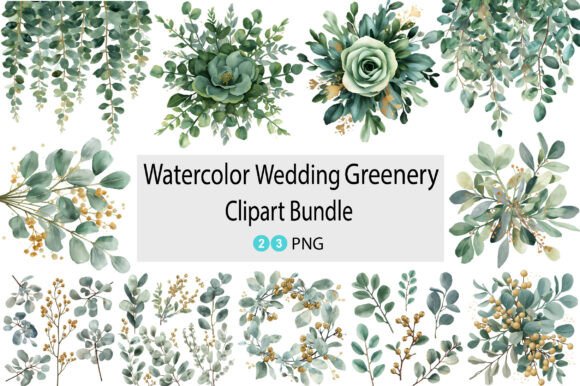 Download Watercolor Wedding Greenery - Greenery Collection